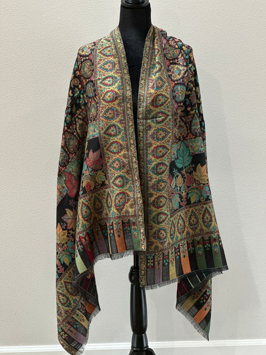 Pure Wool Colorful Kani Shawl