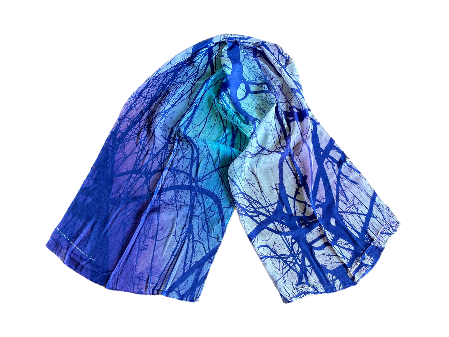 Purple digital print Oblong Scarf