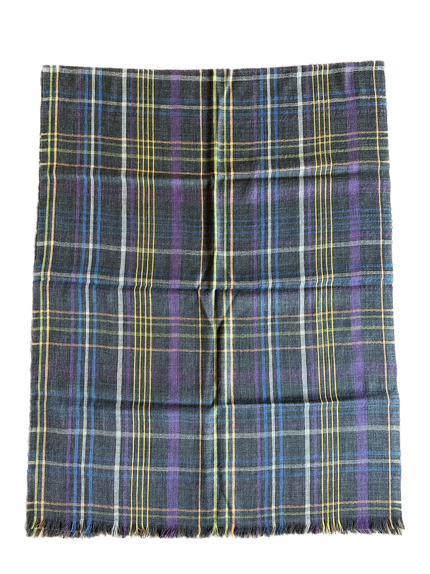 Blue pure wool scarf