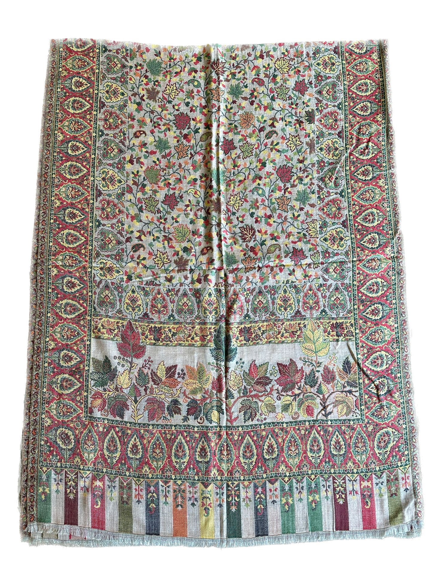 Multicolor floral Kani Pashmina Shawl