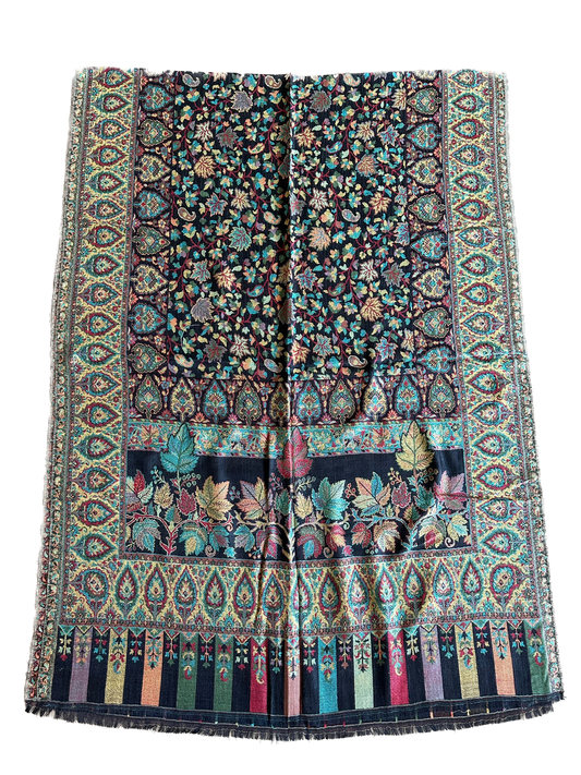 Pure Wool Colorful Kani Shawl