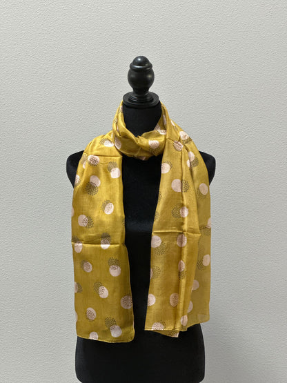 Golden Silk Scarf