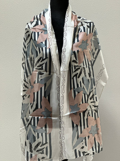 Floral Silk Scarf
