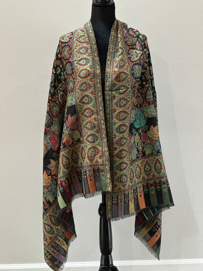 Pure Wool Colorful Kani Shawl