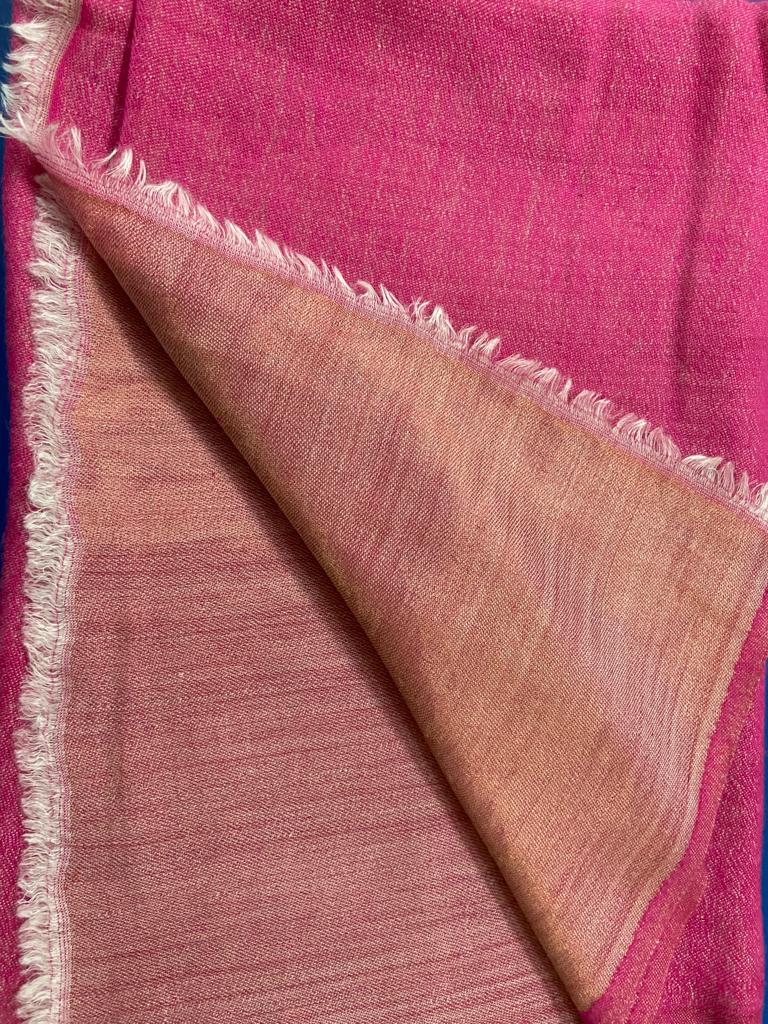 Zari Pashmina Shawl - Dark Pink