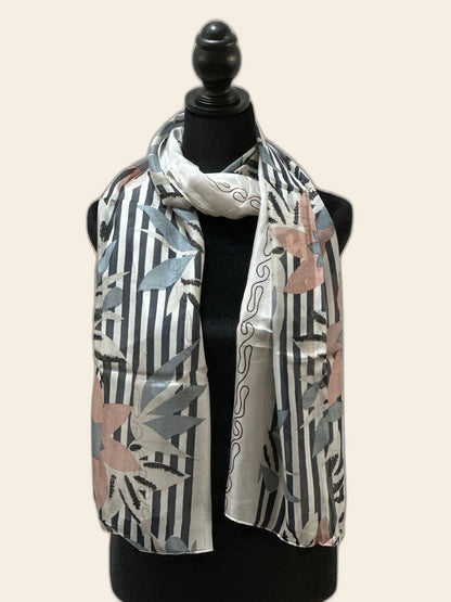 Floral Silk Scarf
